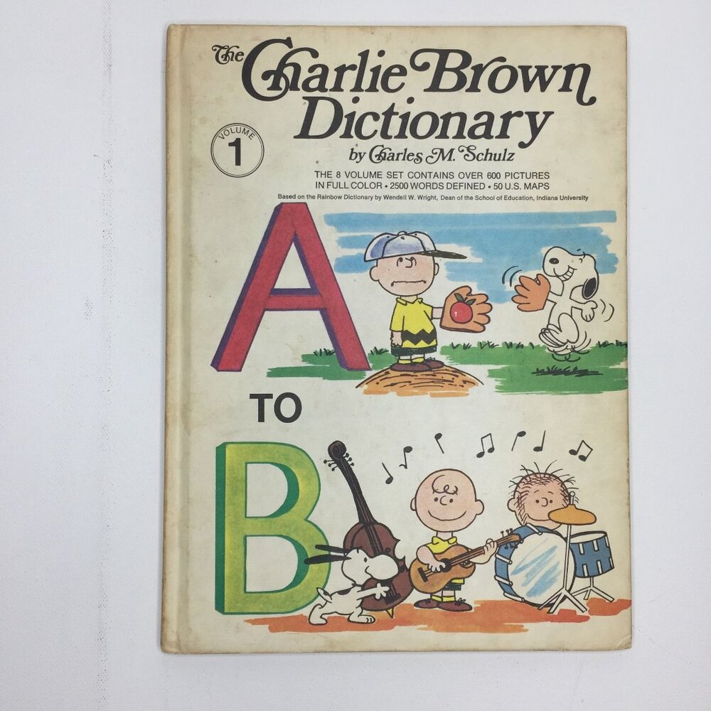 Vintage 1973 Peanuts The Charlie Brown Dictionary Incomplete Set Volumes 1-5 & 7 - Picture 2 of 16